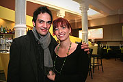 gut erholt ins neue Jahr: Toby und Anna eröffneten am 8.1.2009 die "Grinsekatze" (Foto: MartiN Schmitz)